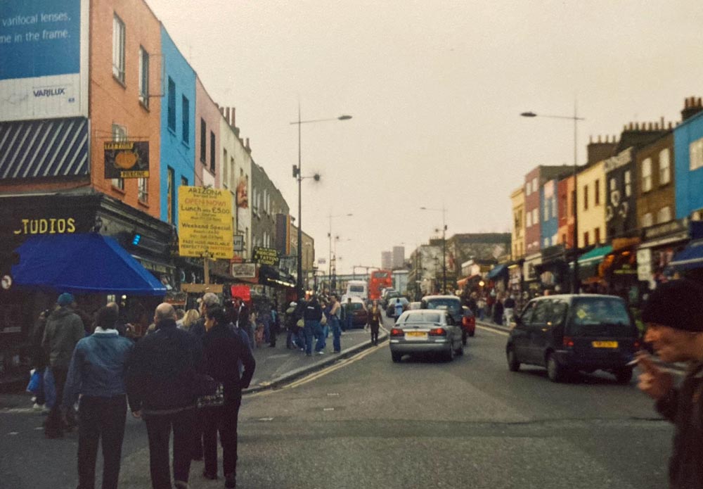 Main road in Camden London