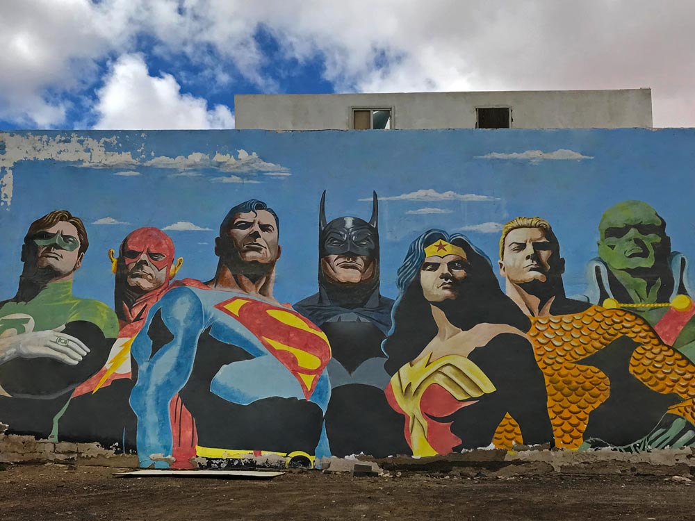 The mural Justicia by Pedro Mendoza Vera