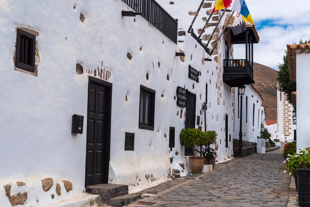 Cobblestone street in Spain Canary Islands