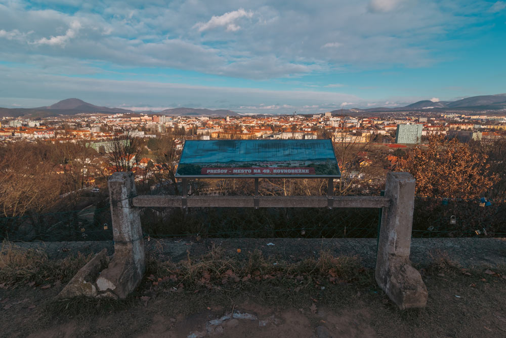 Panorma of Presov Eastern Slovakia