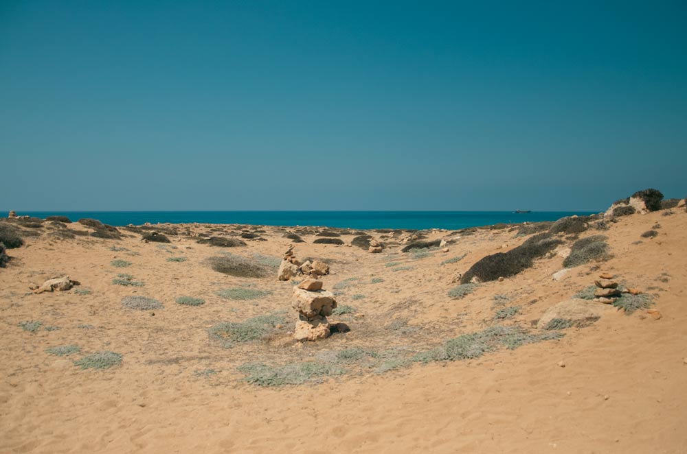 Desert coastline, Cyprus