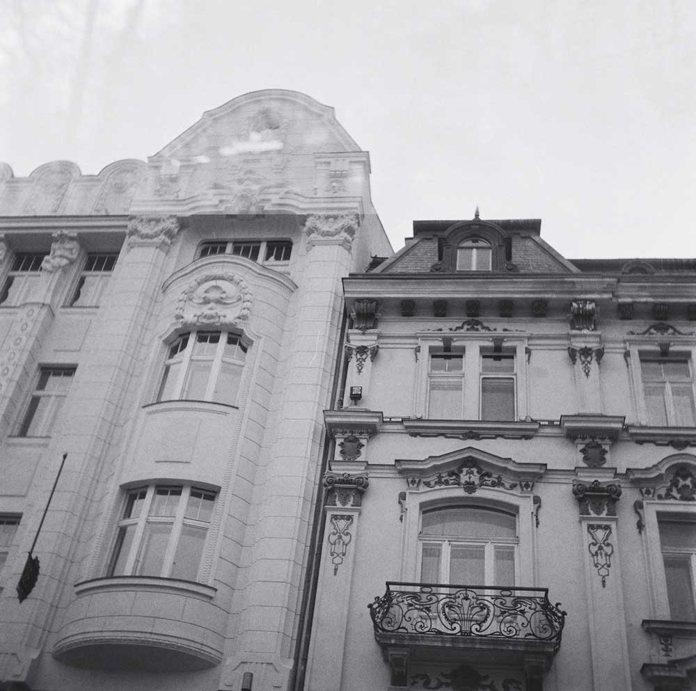 Houses in old town of Bratislava