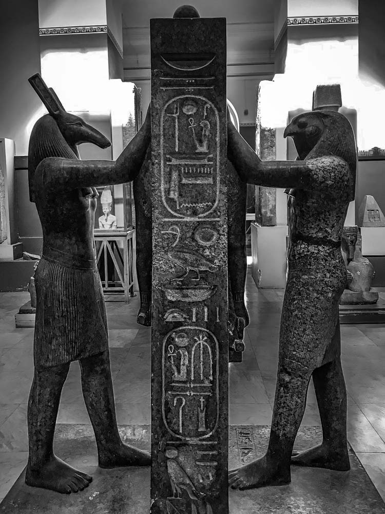 Horus and Seth crowning Ramesses III