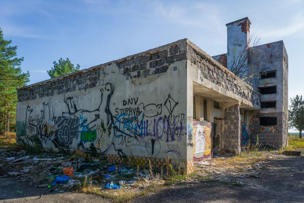 Former military base in Slovakia.