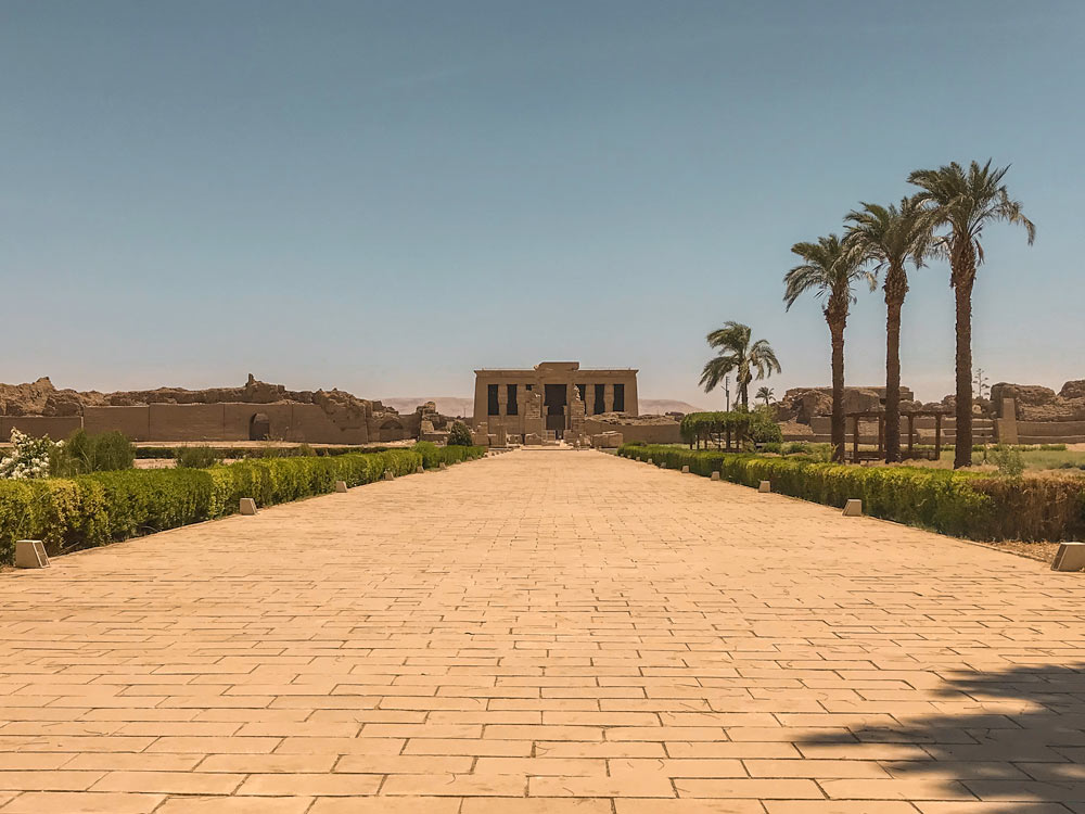 Dendera temple in Egypt