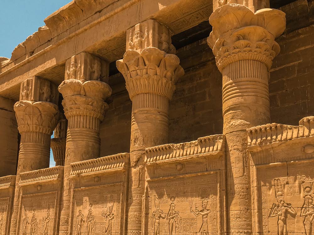 Hathor temple in Dendera