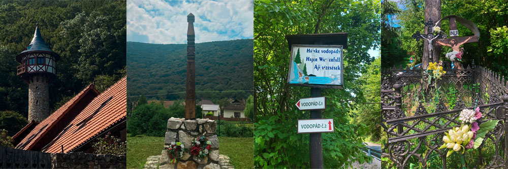 Háj village in Slovakia