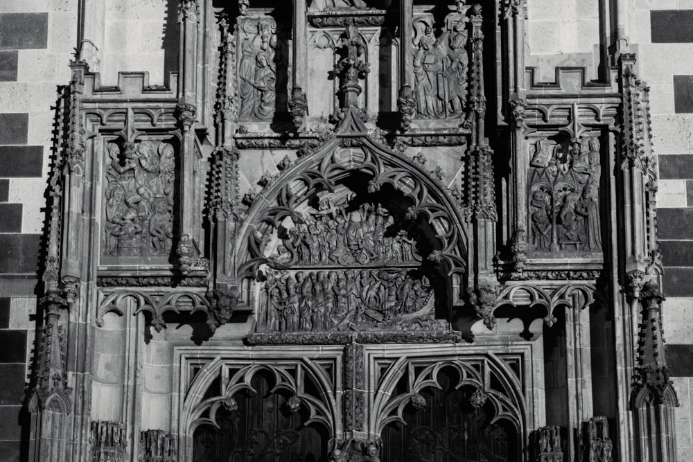 Northern Portal - Cathedral Kosice, Slovakia.