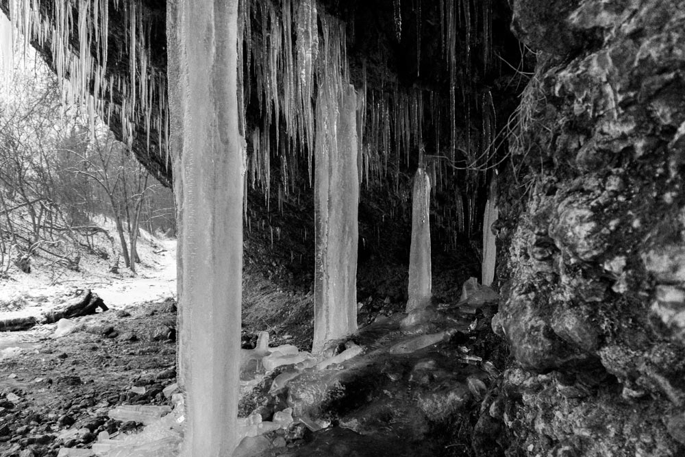 Šikľavá Skala in winter