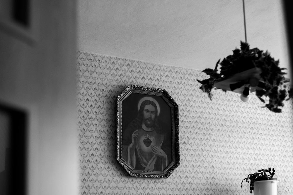 Black and white interior