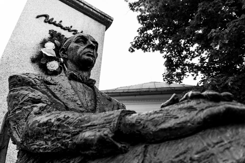 Sándor Márai Statue in Košice