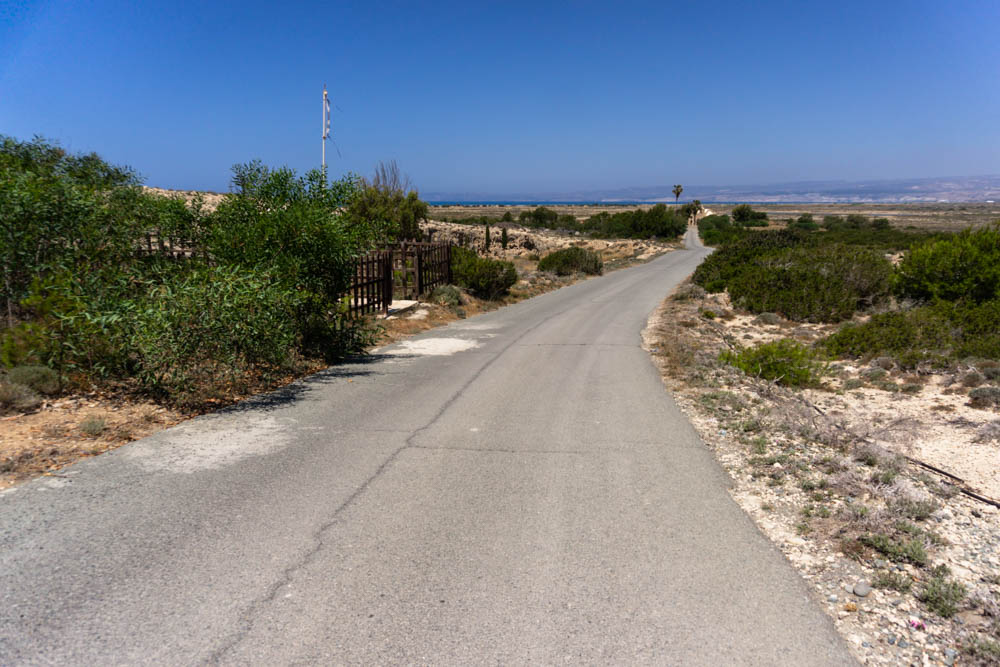 Road down to Saint George Church.