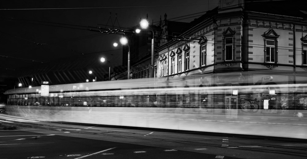 Black and White long exposure on Iphone.