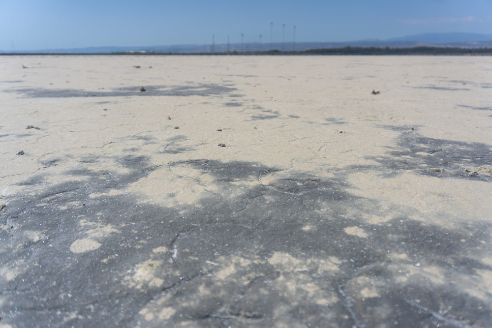 Salt lake in Cyprus