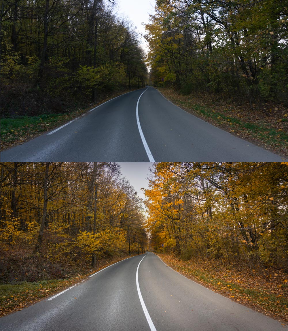 Fall in Kosice, Bankov, Slovakia.