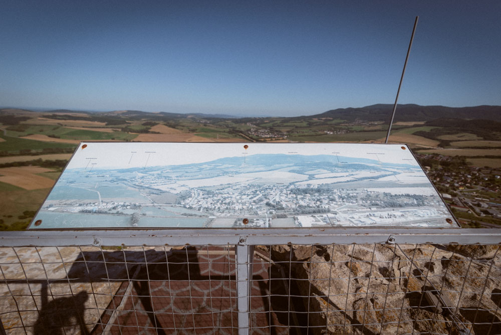 View from Kapušany castle