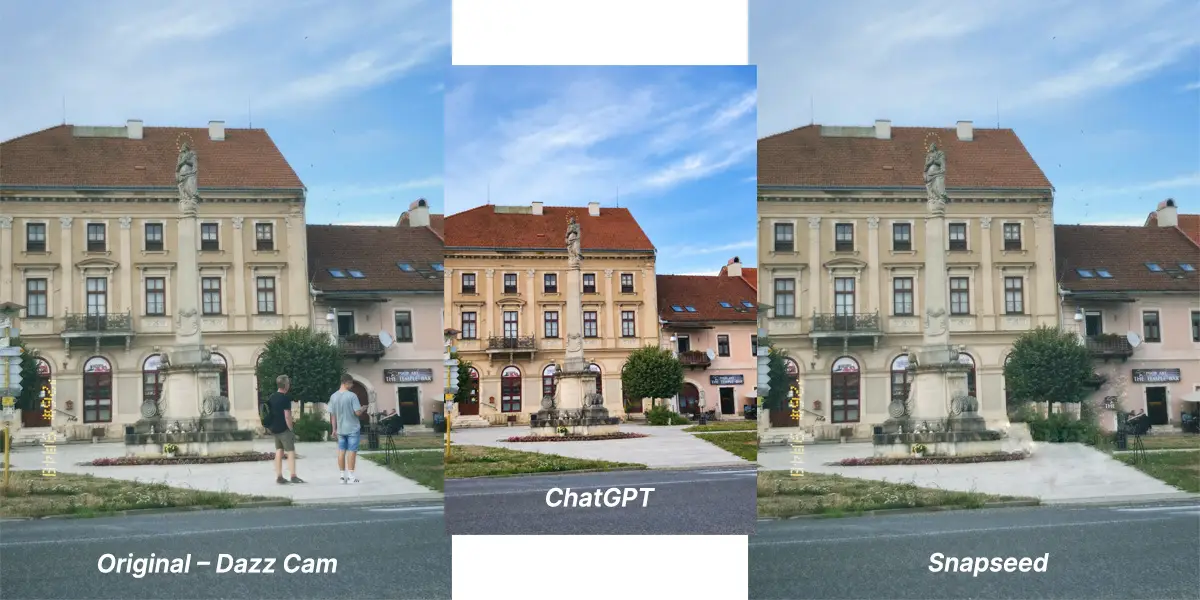 Remove Tool – ChatGPT, Snapseed