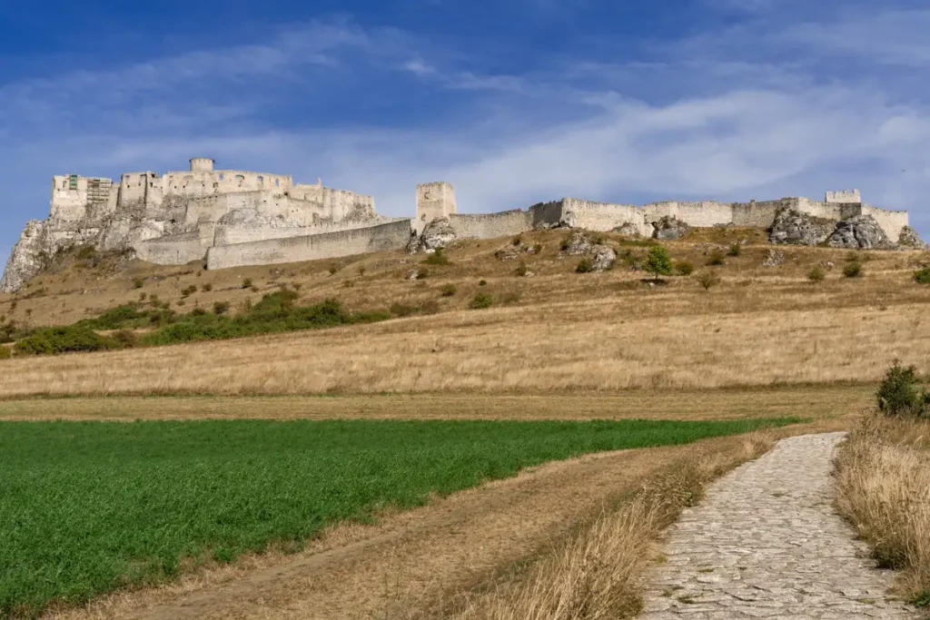 Road to Spiš Castle from Spišské Podhradie