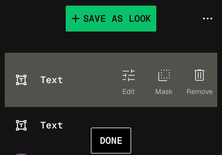 Snapseed Layers
